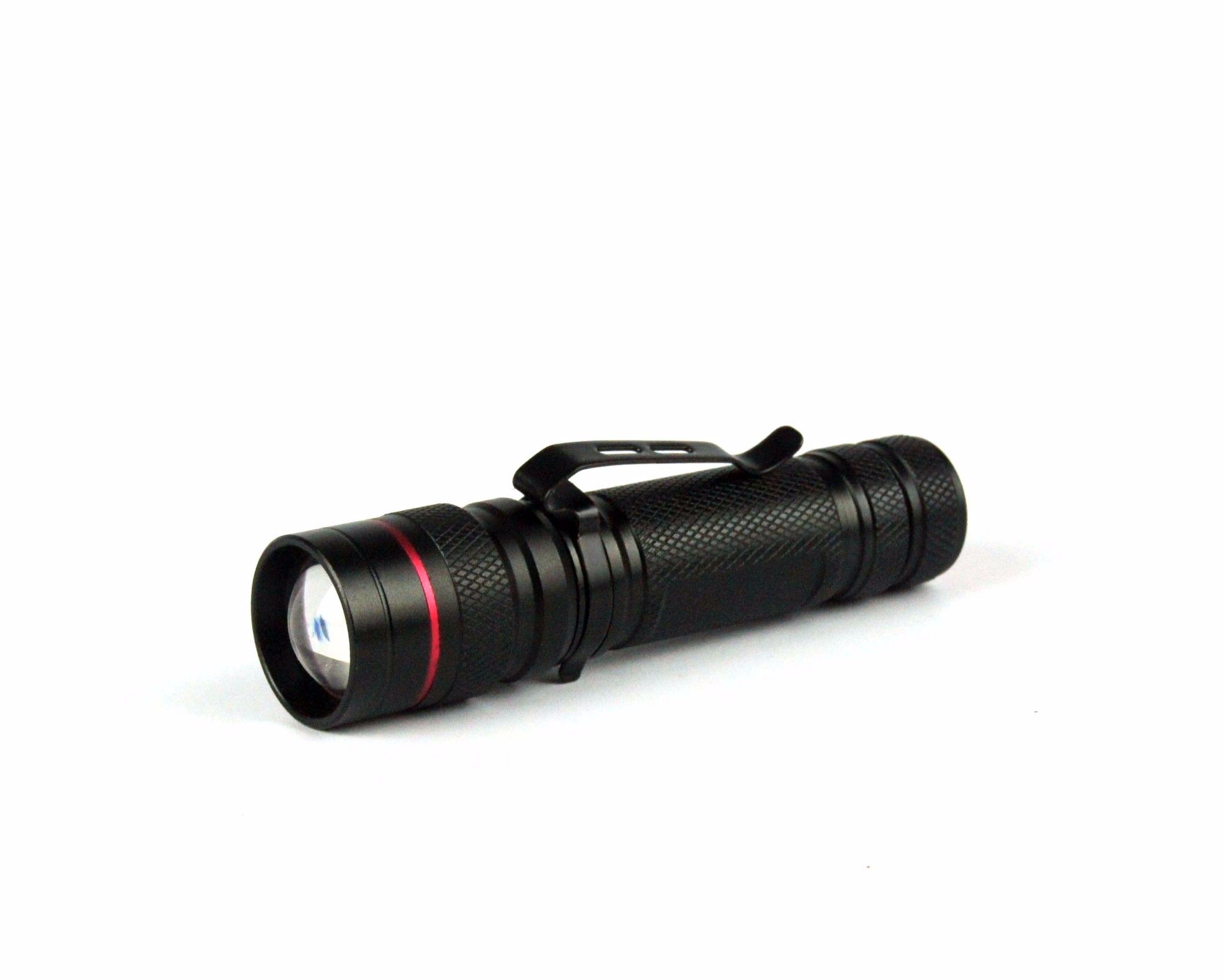 Factory Supply Cheap Price Small Mini led Bright aluminium mini zoom flashlight with clip
